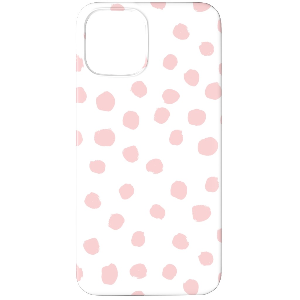 Soft Painted Dots Phone Case, Slim Case, Matte, iPhone 11 Pro, Pink, Pearl
