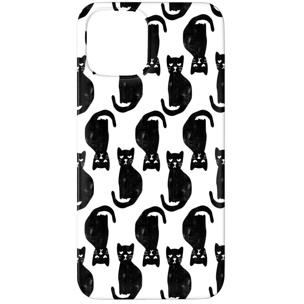 Black Cat Phone Case, Slim Case, Matte, iPhone 11 Pro, Black