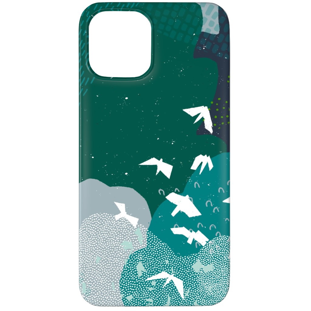 Forest Bird's Eye View - Green Phone Case, Slim Case, Matte, iPhone 11 Pro, Green