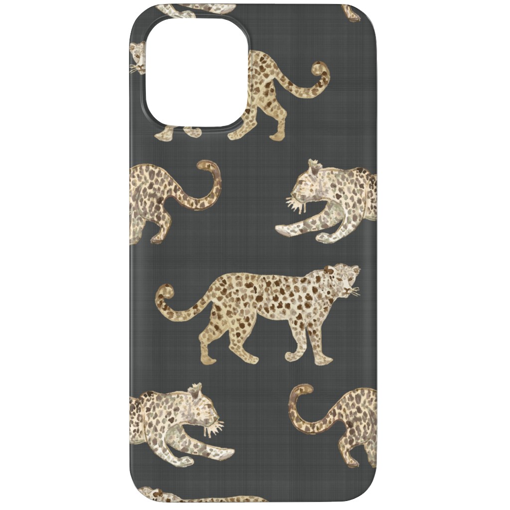 Leopard Parade Phone Case, Slim Case, Matte, iPhone 11 Pro, Gray, Dark Gray