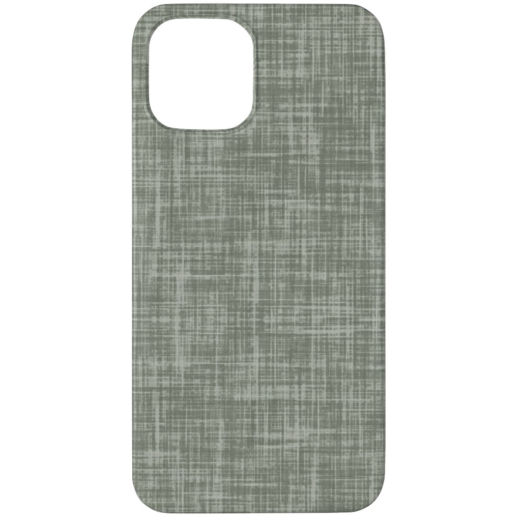Vintage Linen Phone Case, Slim Case, Matte, iPhone 11 Pro, Green