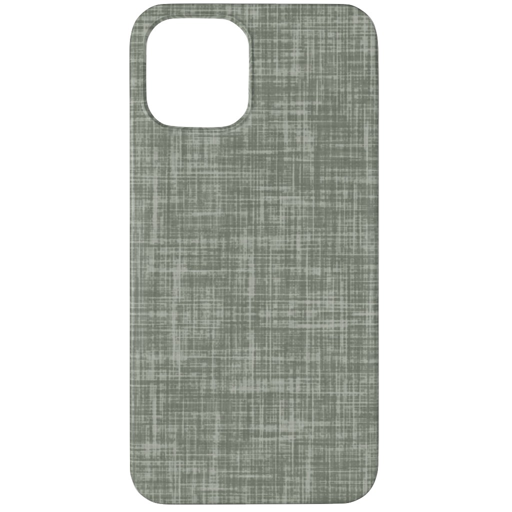 Vintage Linen Phone Case, Slim Case, Matte, iPhone 11 Pro, Green, Tidal Wave