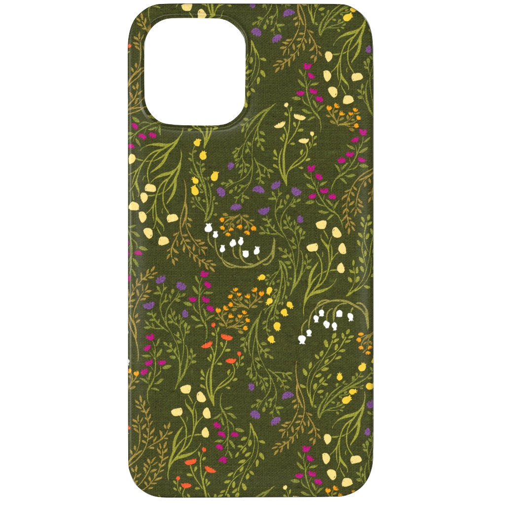 Summer Meadow Phone Case, Slim Case, Matte, iPhone 11 Pro, Green, Leaf