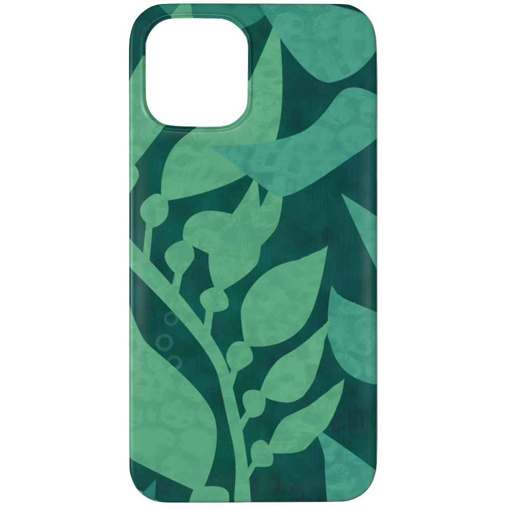 Mermaid Wonderland Kelp - Green Phone Case, Slim Case, Matte, iPhone 11 Pro, Green