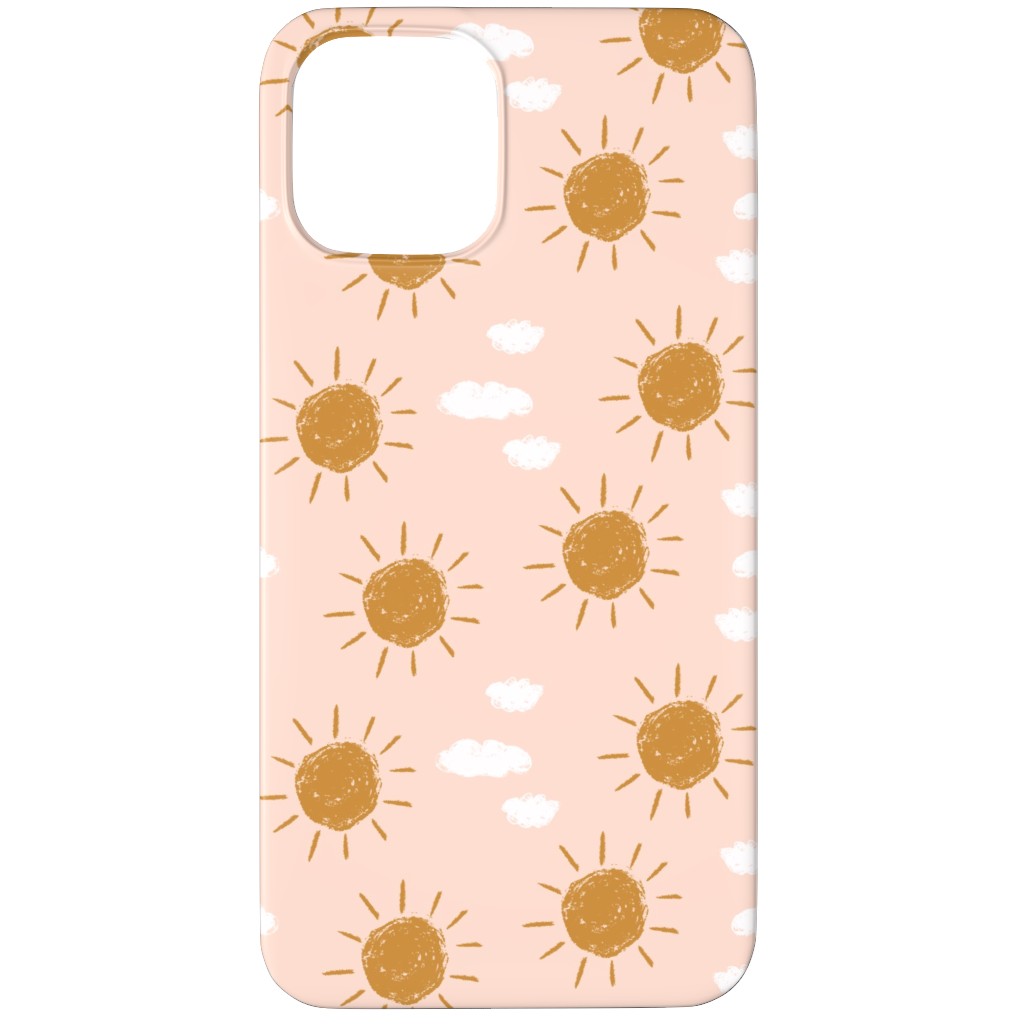 Little Golden Sun - Pink Phone Case, Slim Case, Matte, iPhone 11 Pro, Pink, Bright Pink