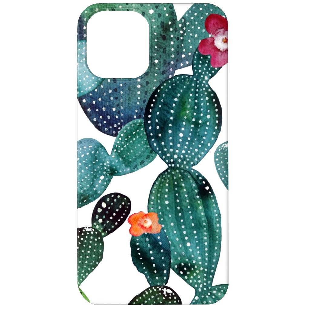 Cactuses - Green Phone Case, Silicone Liner Case, Matte, iPhone 11, Green