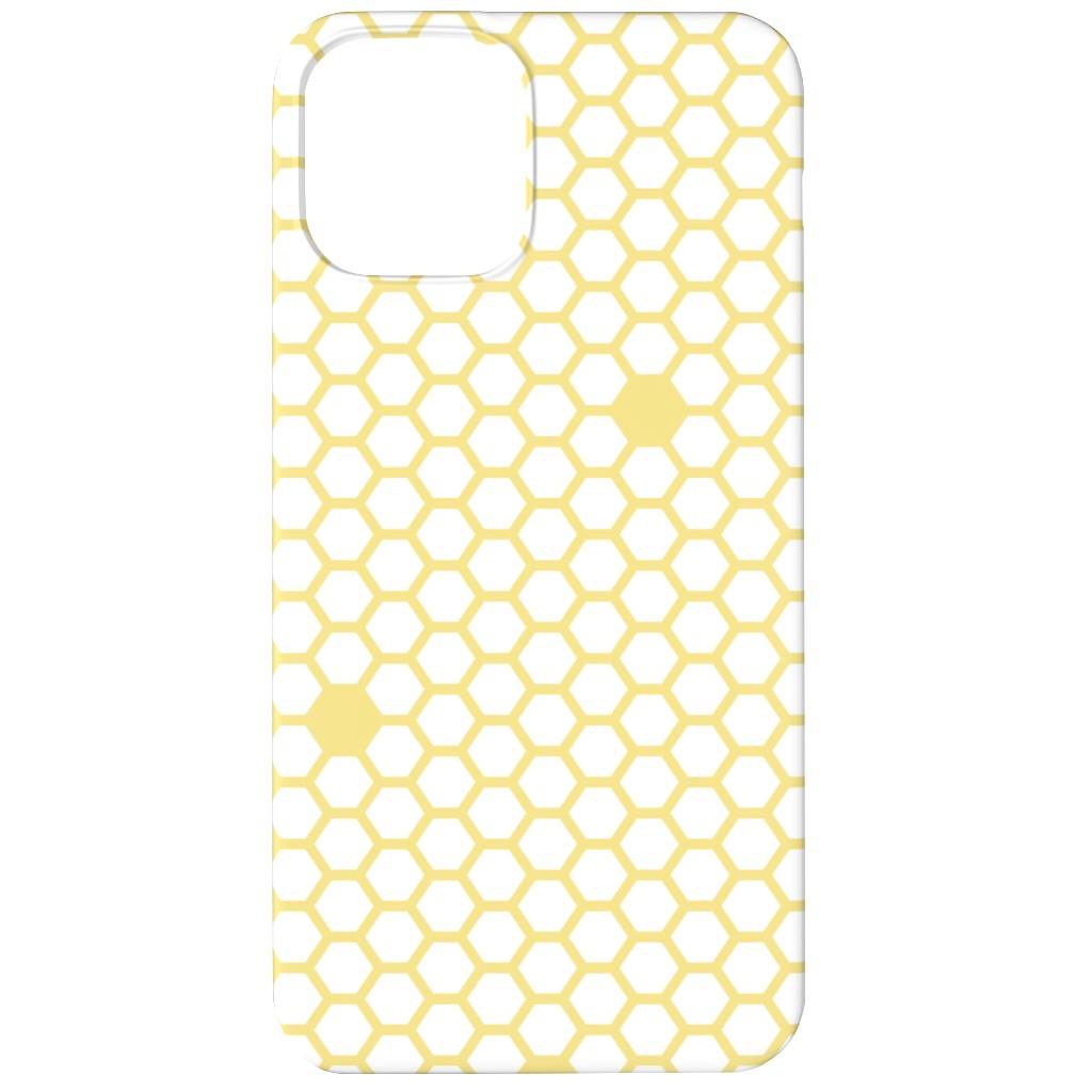 Honeycomb - Sugared Spring - Yellow Phone Case, Silicone Liner Case, Matte, iPhone 11, Yellow