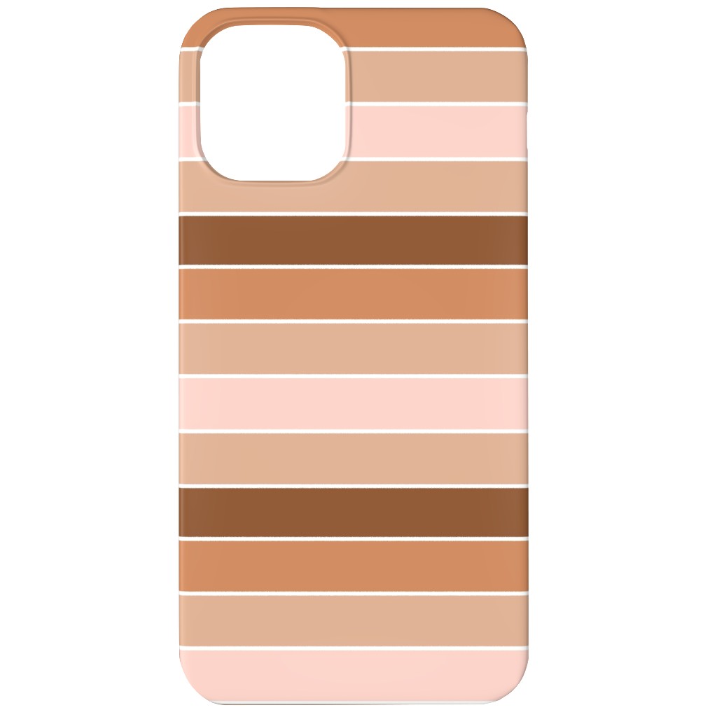 Candy Stripes - Warm Phone Case, Slim Case, Matte, iPhone 11, Pink, Bright Pink