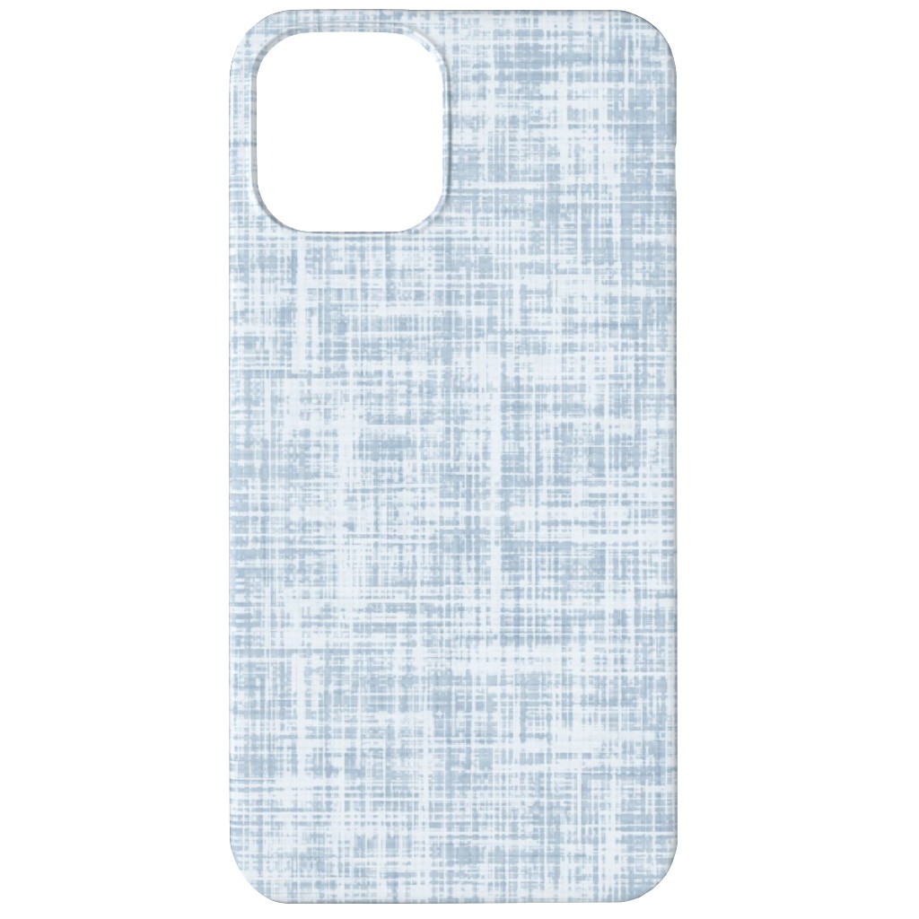 Vintage Linen Phone Case, Slim Case, Matte, iPhone 11, Blue, Heaven