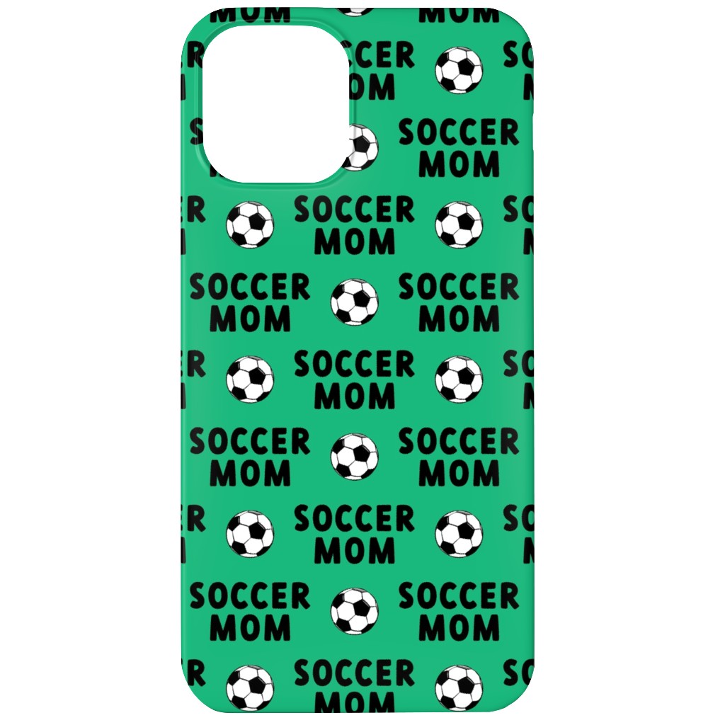Soccer Mom - Green Phone Case, Slim Case, Matte, iPhone 11, Green, Classic Green