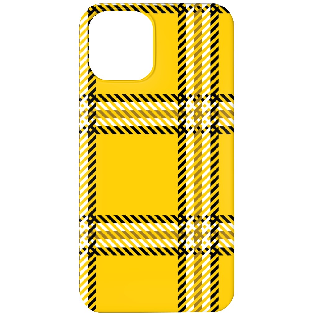 Cher's Plaid Phone Case, Slim Case, Matte, iPhone 11, Yellow