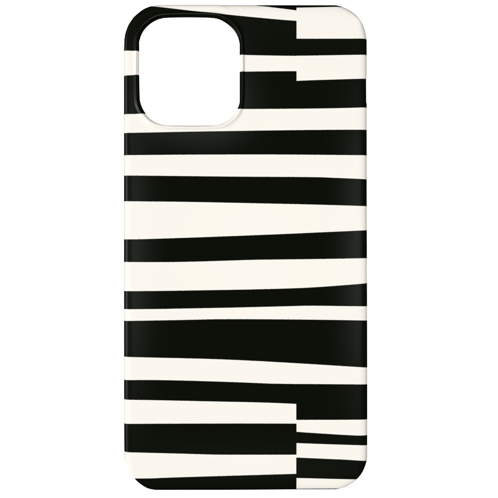 Twiggy Stripes Phone Case, Slim Case, Matte, iPhone 11, Black, Black