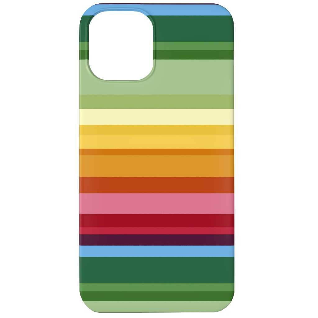 Rainbow Stripe Phone Case, Slim Case, Matte, iPhone 11, Multicolor