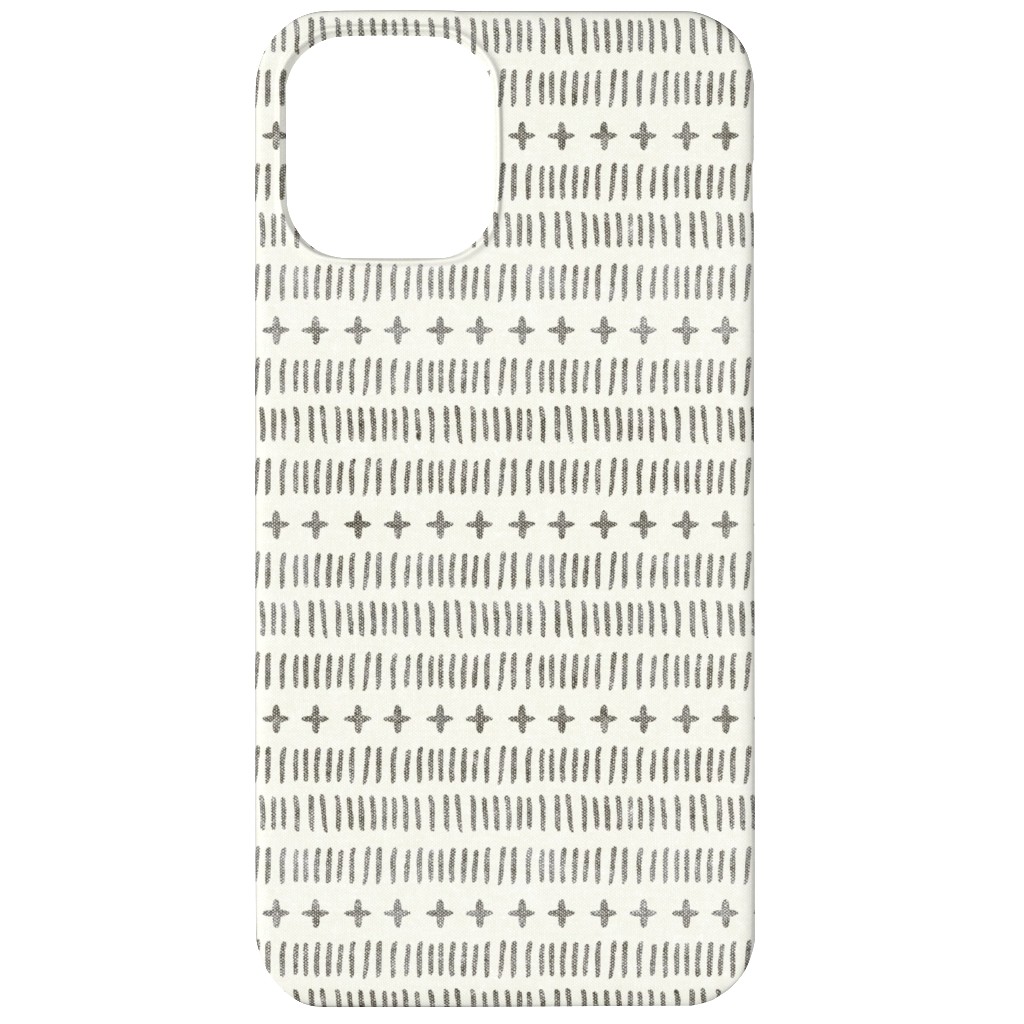 Modern Farmhouse Dash - Light Phone Case, Slim Case, Matte, iPhone 11, Beige, Pearl