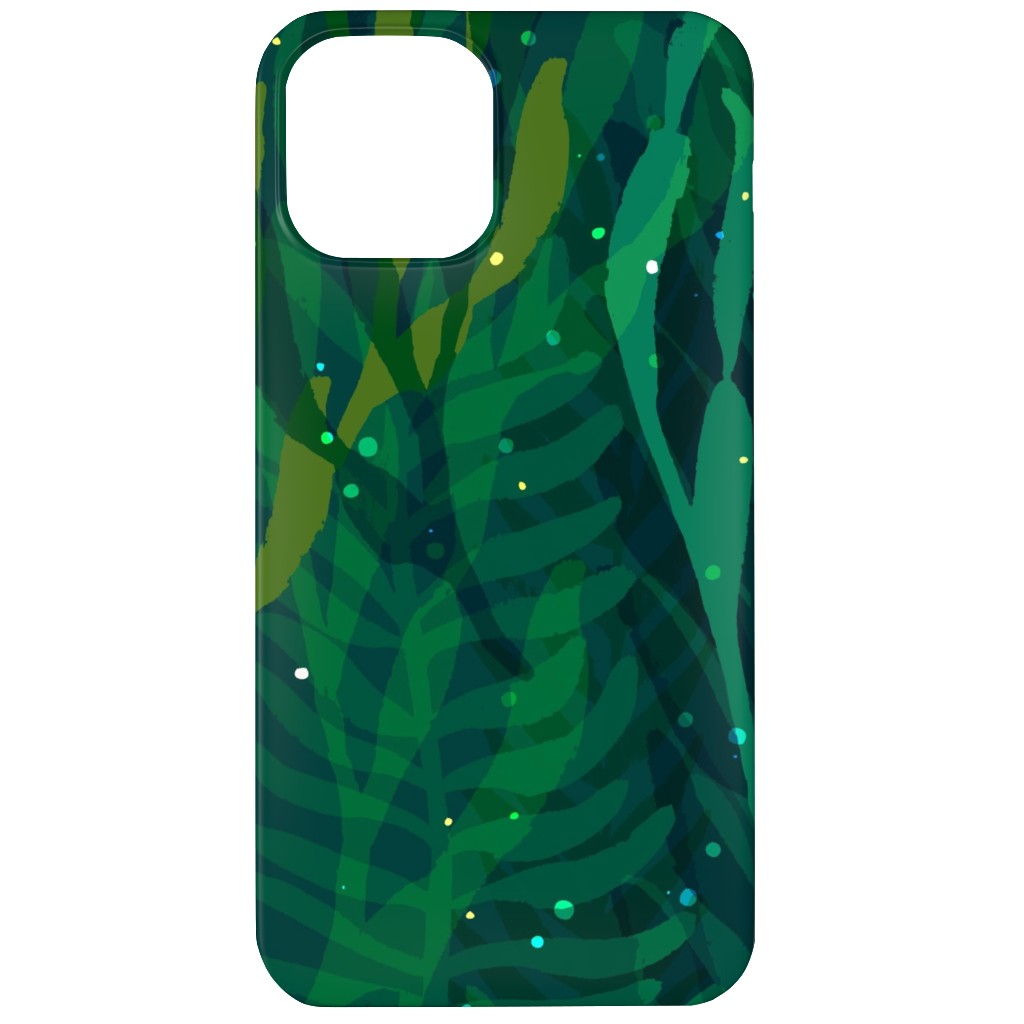 Underwater Forest - Emerald Phone Case, Slim Case, Matte, iPhone 11, Green