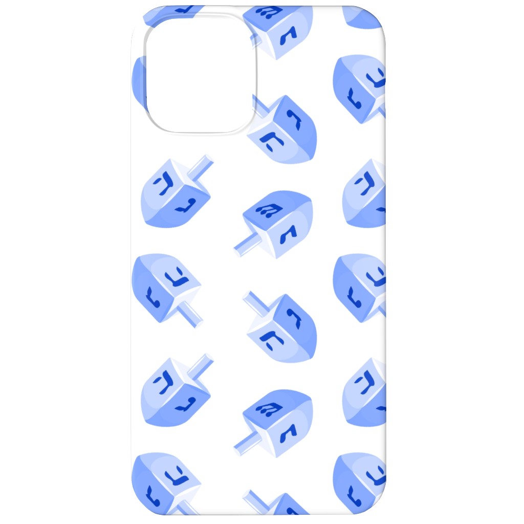 Dreidels Phone Case, Slim Case, Matte, iPhone 11, Blue, Blue Bonnet
