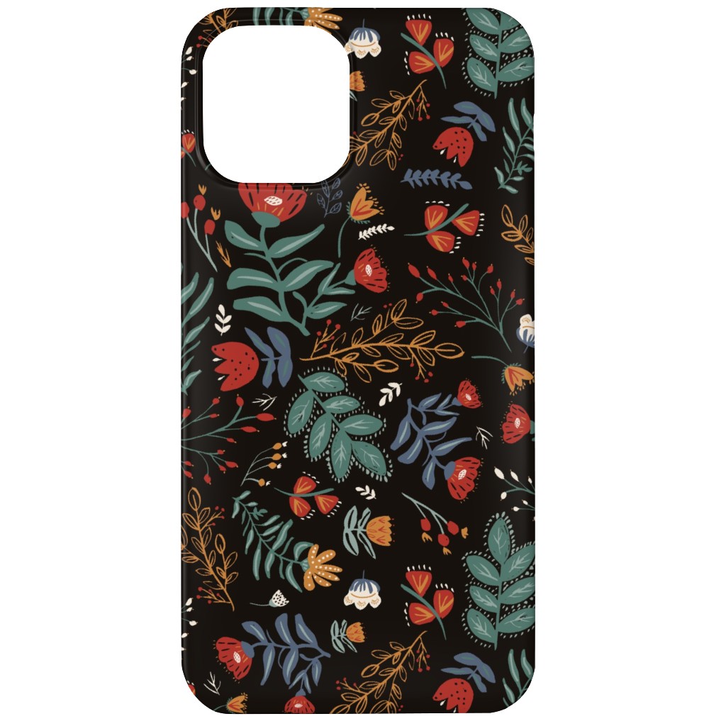 Midnight Garden Phone Case, Slim Case, Matte, iPhone 11, Black, Black