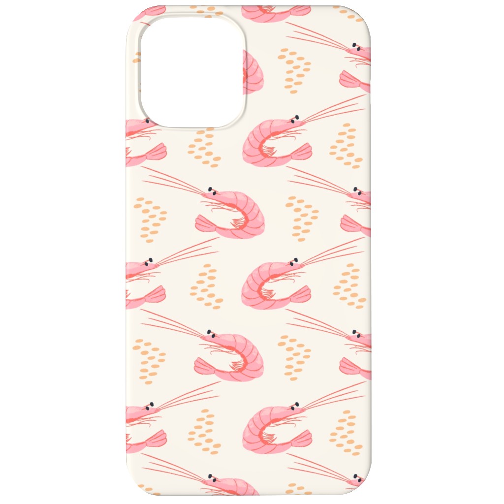 Zigzag Shrimps - Pink Phone Case, Slim Case, Matte, iPhone 11, Pink