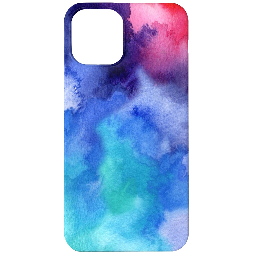 Rainbow Watercolor Wash - Multi Phone Case, Slim Case, Matte, iPhone 11, Multicolor