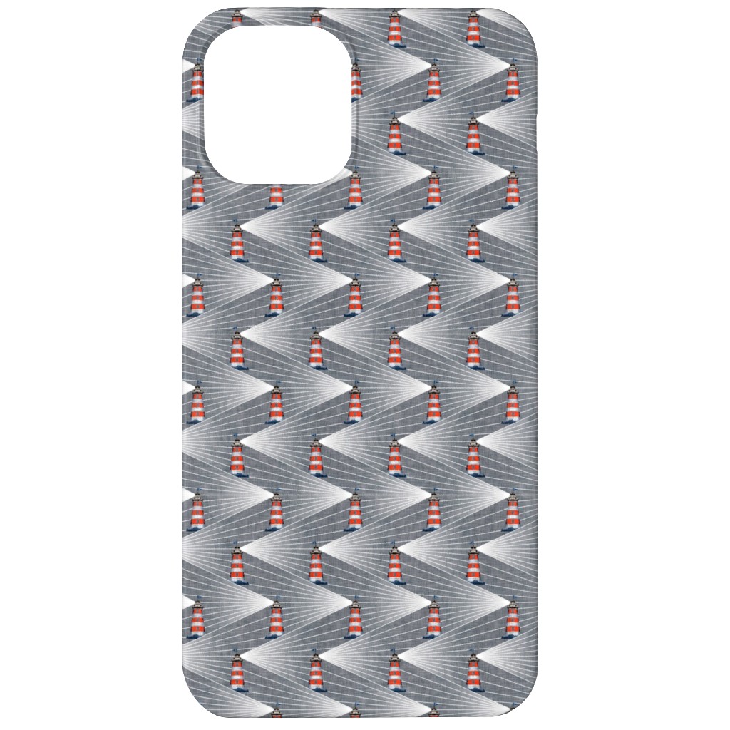 Land Ahoy Phone Case, Slim Case, Matte, iPhone 11, Gray, Gray