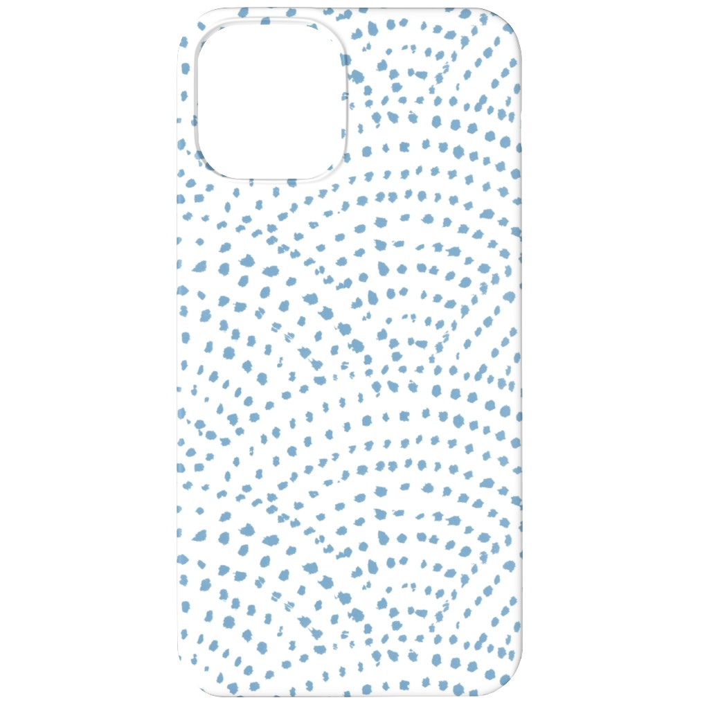 Ink Dot Scales Phone Case, Slim Case, Matte, iPhone 11, Blue, Air