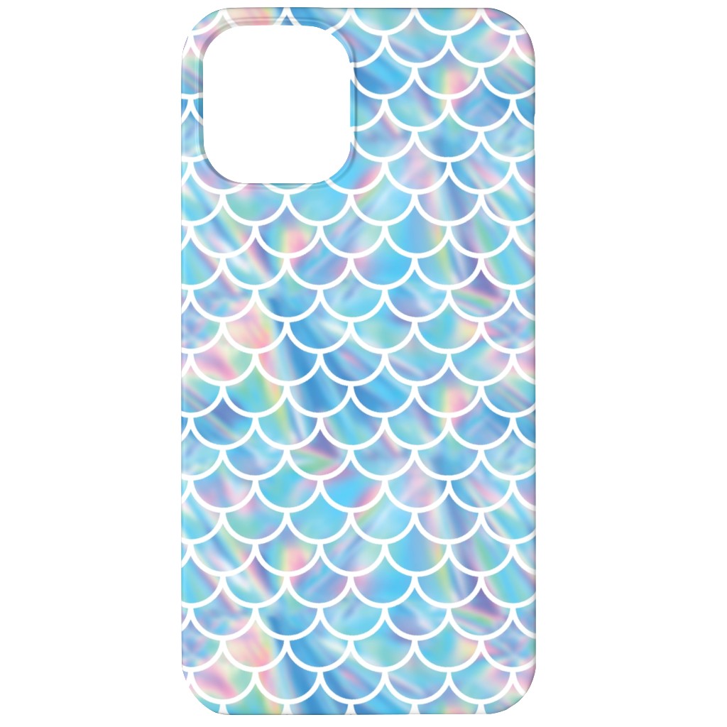 Mermaid Scales - Blue Phone Case, Slim Case, Matte, iPhone 11, Blue, True Blue