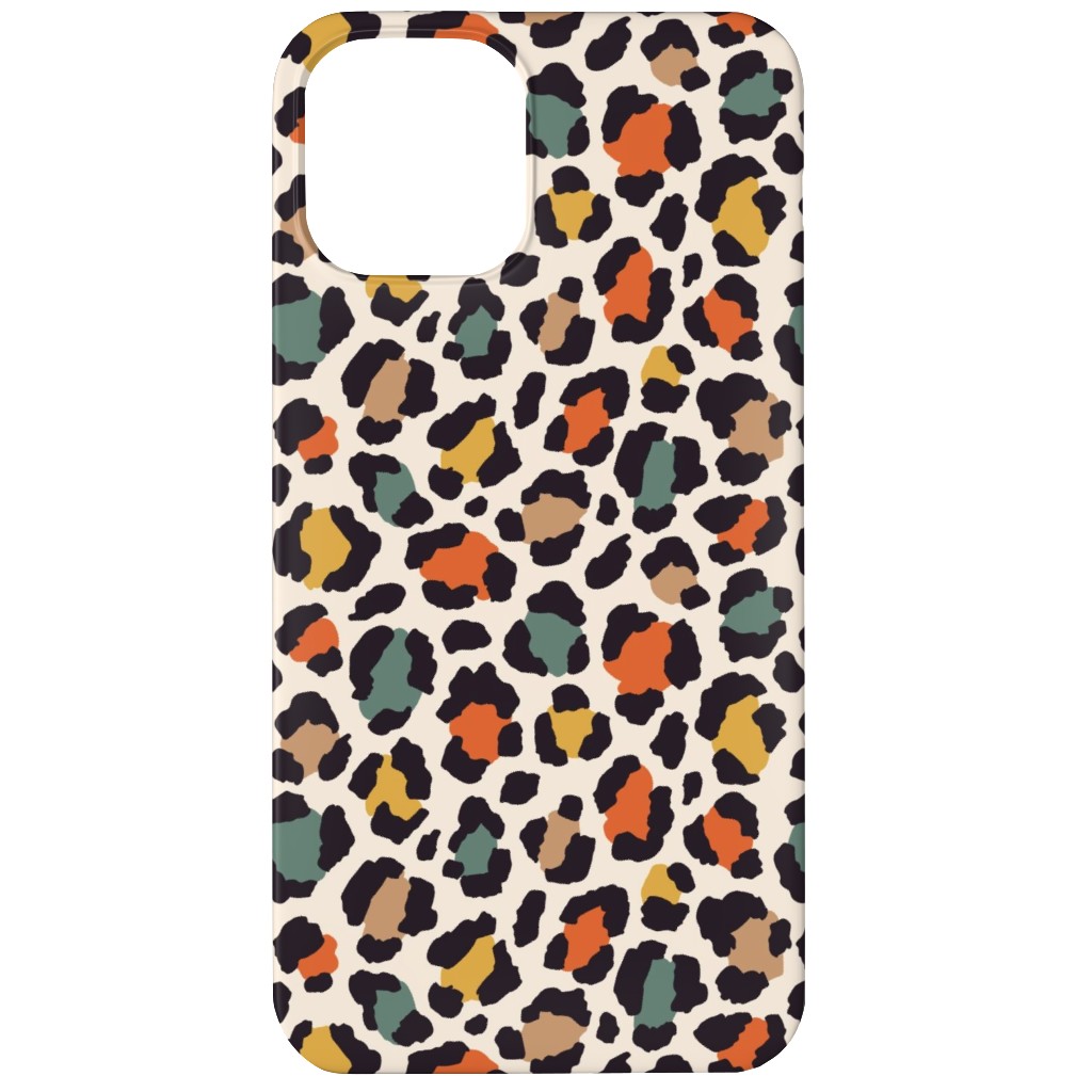 Colored Leopard Print - Mulit Phone Case, Slim Case, Matte, iPhone 11, Multicolor
