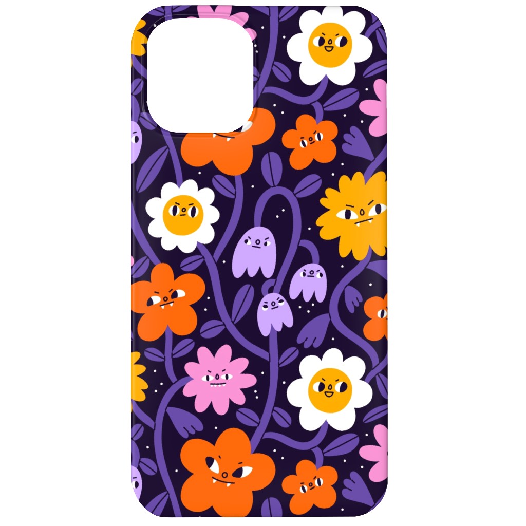 Extremely Wicked, Evil and Vile Halloween Garden - Purple Phone Case, Silicone Liner Case, Matte, iPhone 12 Mini, Purple, Purple