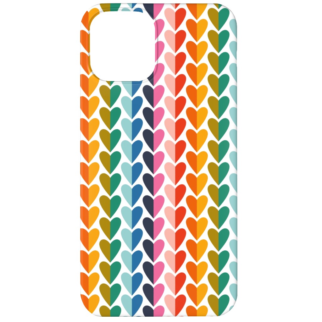 Rainbow of Love - Multi Phone Case, Silicone Liner Case, Matte, iPhone 12 Mini, Multicolor