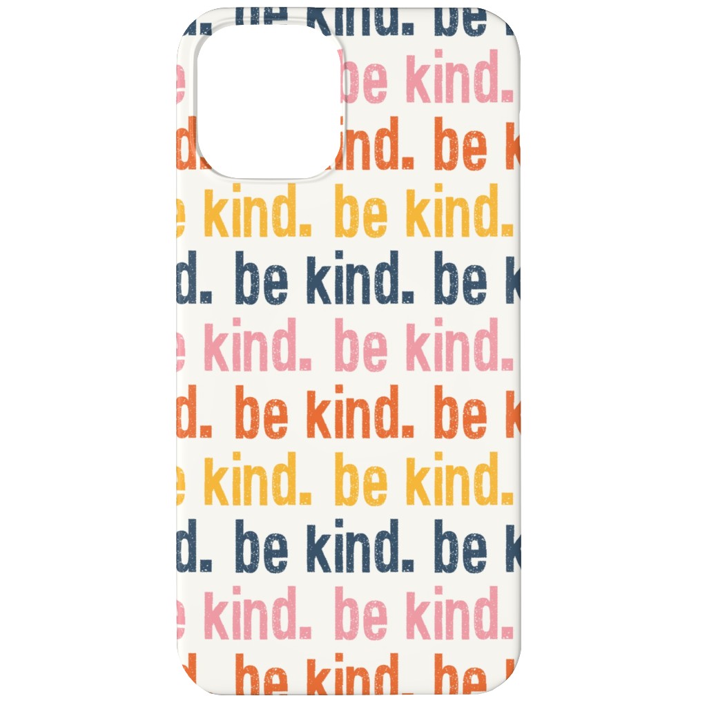 Be Kind - Multi Phone Case, Silicone Liner Case, Matte, iPhone 12 Mini, Multicolor