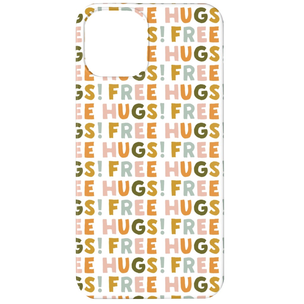 Free Hugs! - Multi Warm Phone Case, Silicone Liner Case, Matte, iPhone 12 Mini, Multicolor