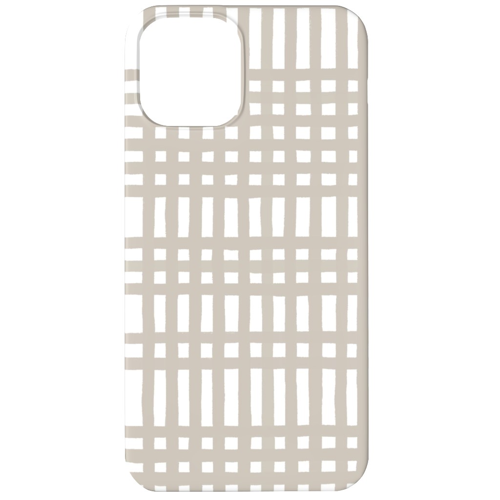 Loose Weave Phone Case, Slim Case, Matte, iPhone 12 Mini, Gray