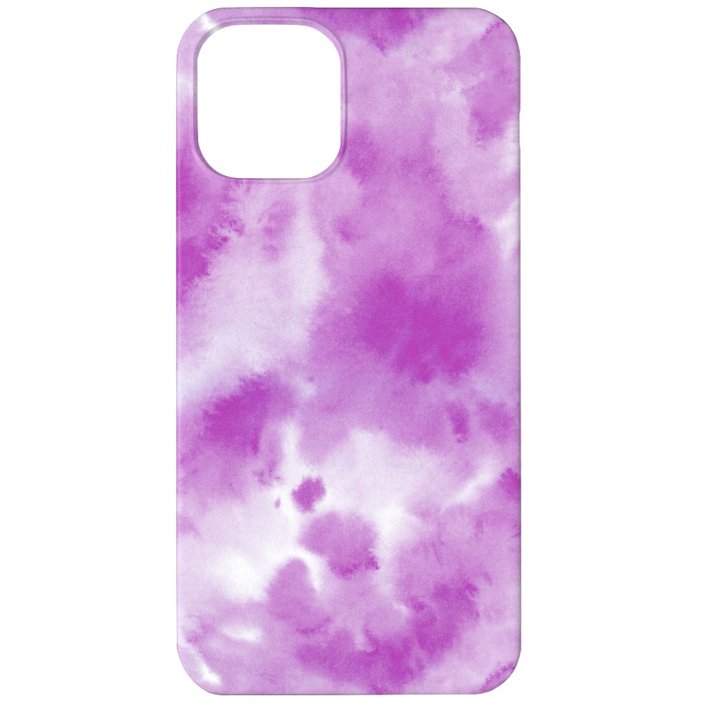 Watercolor Texture - Purple Phone Case, Slim Case, Matte, iPhone 12 Mini, Purple, Purple