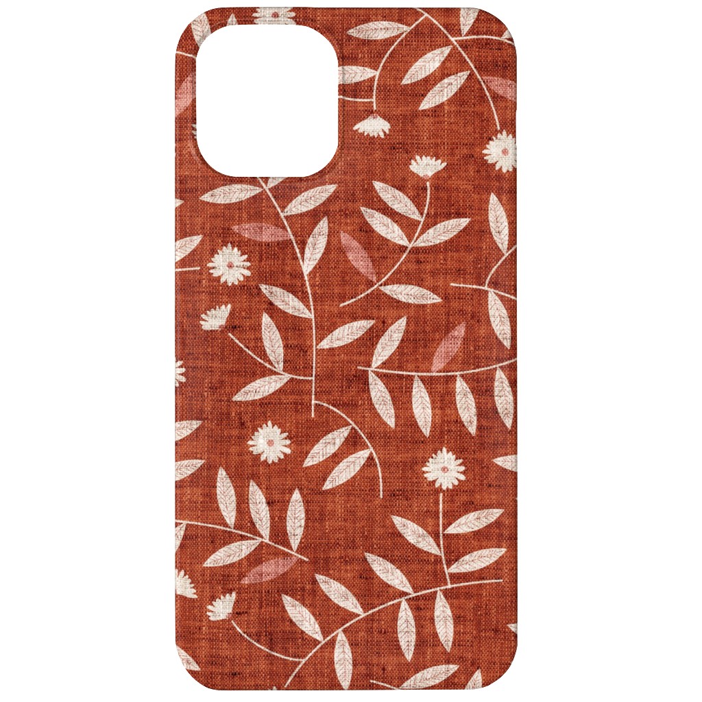 Darcy Phone Case, Slim Case, Matte, iPhone 12 Mini, Red