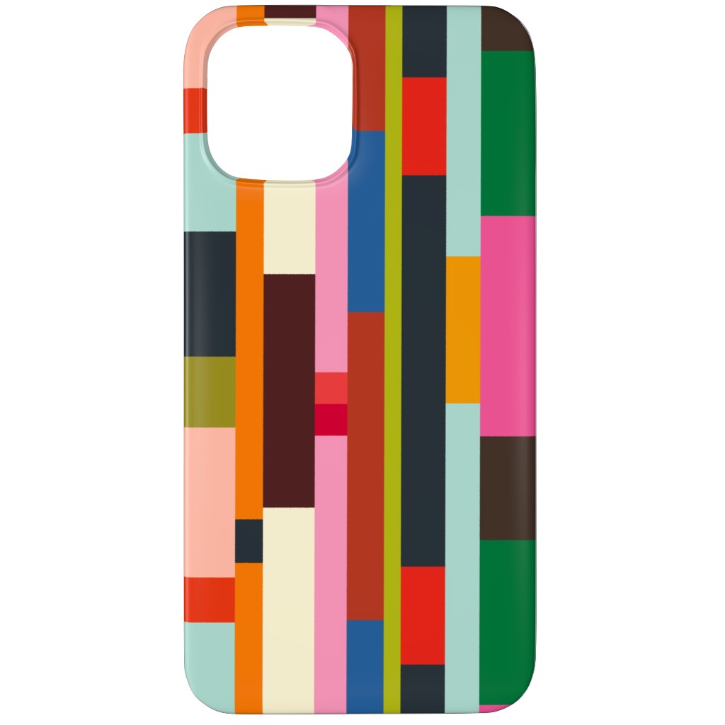 Solid Scraps - Multi Phone Case, Silicone Liner Case, Matte, iPhone 12 Pro Max, Multicolor