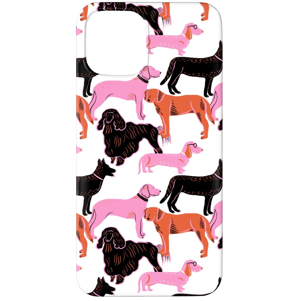 Goofy Dog Friends Phone Case, Slim Case, Matte, iPhone 12 Pro Max, White, White