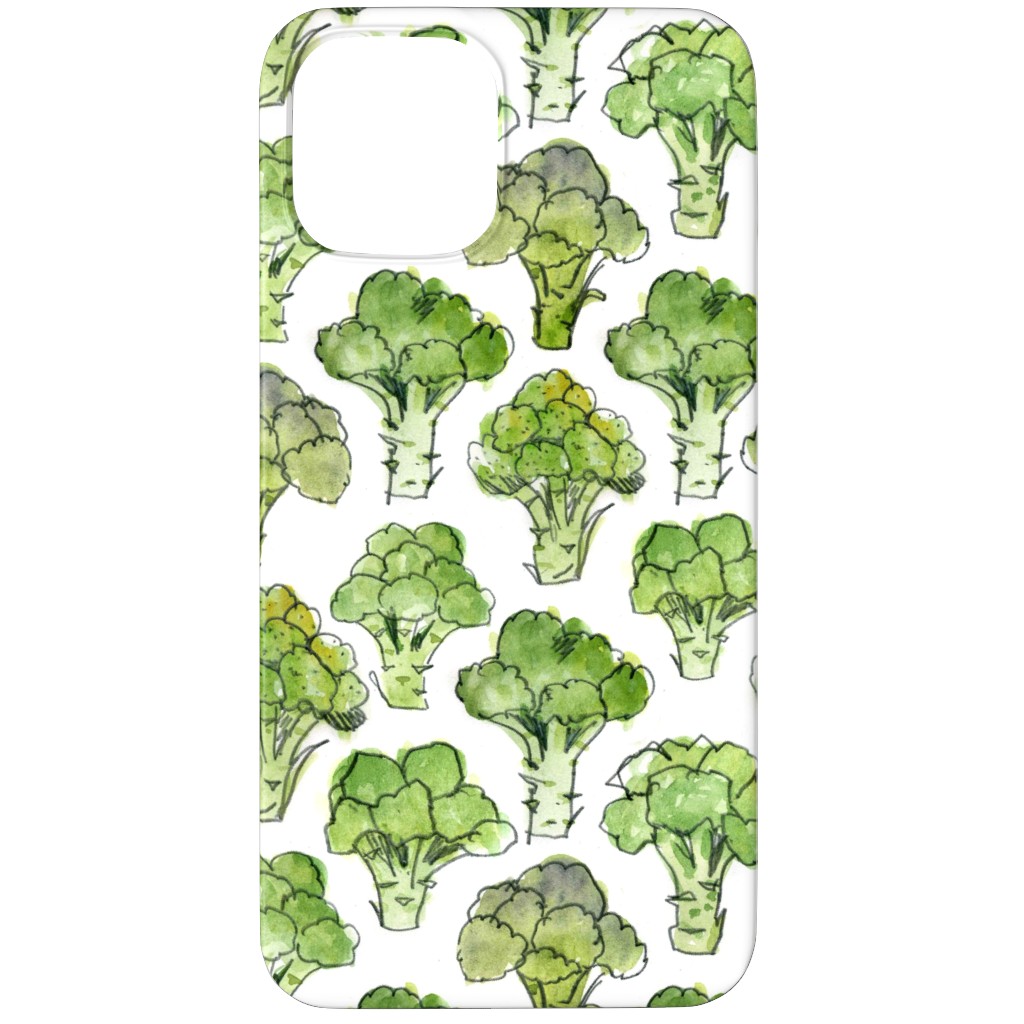 Broccoli - Green Phone Case, Slim Case, Matte, iPhone 12 Pro Max, Green, Classic Green