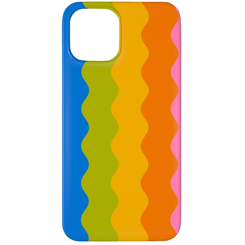 Rainbow Squiggles Phone Case, Silicone Liner Case, Matte, iPhone 12 Pro, Multicolor