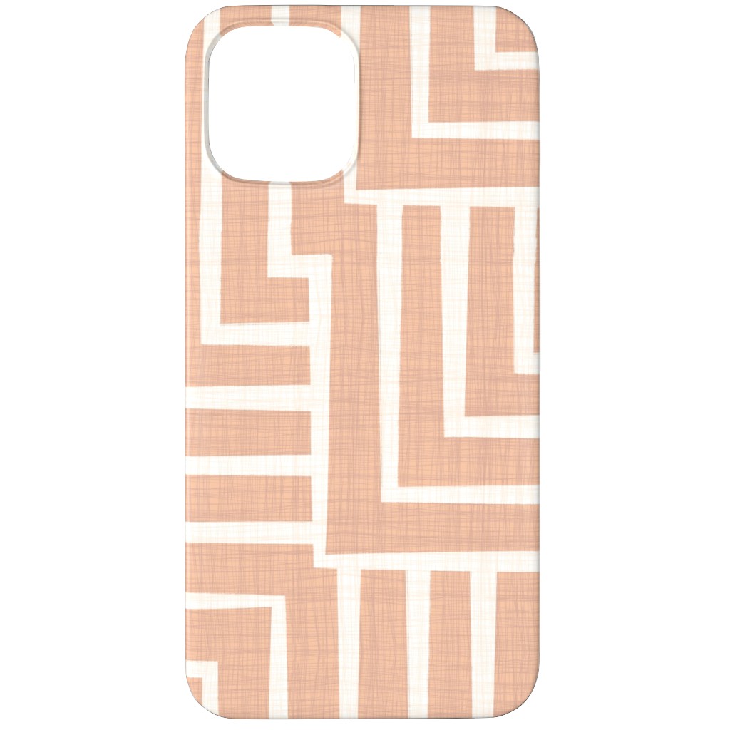 Square Angles - Pink Phone Case, Slim Case, Matte, iPhone 12 Pro, Pink, Bright Pink