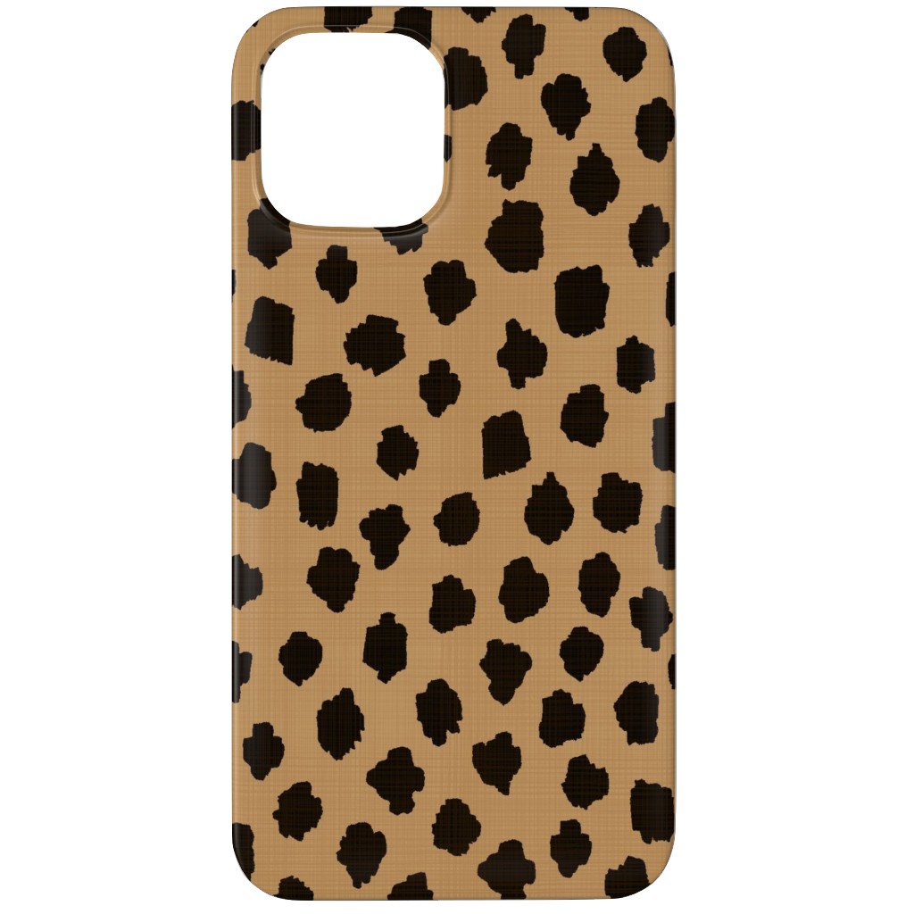 Cheetah Spots - Brown Phone Case, Slim Case, Matte, iPhone 12 Pro, Brown, Brown