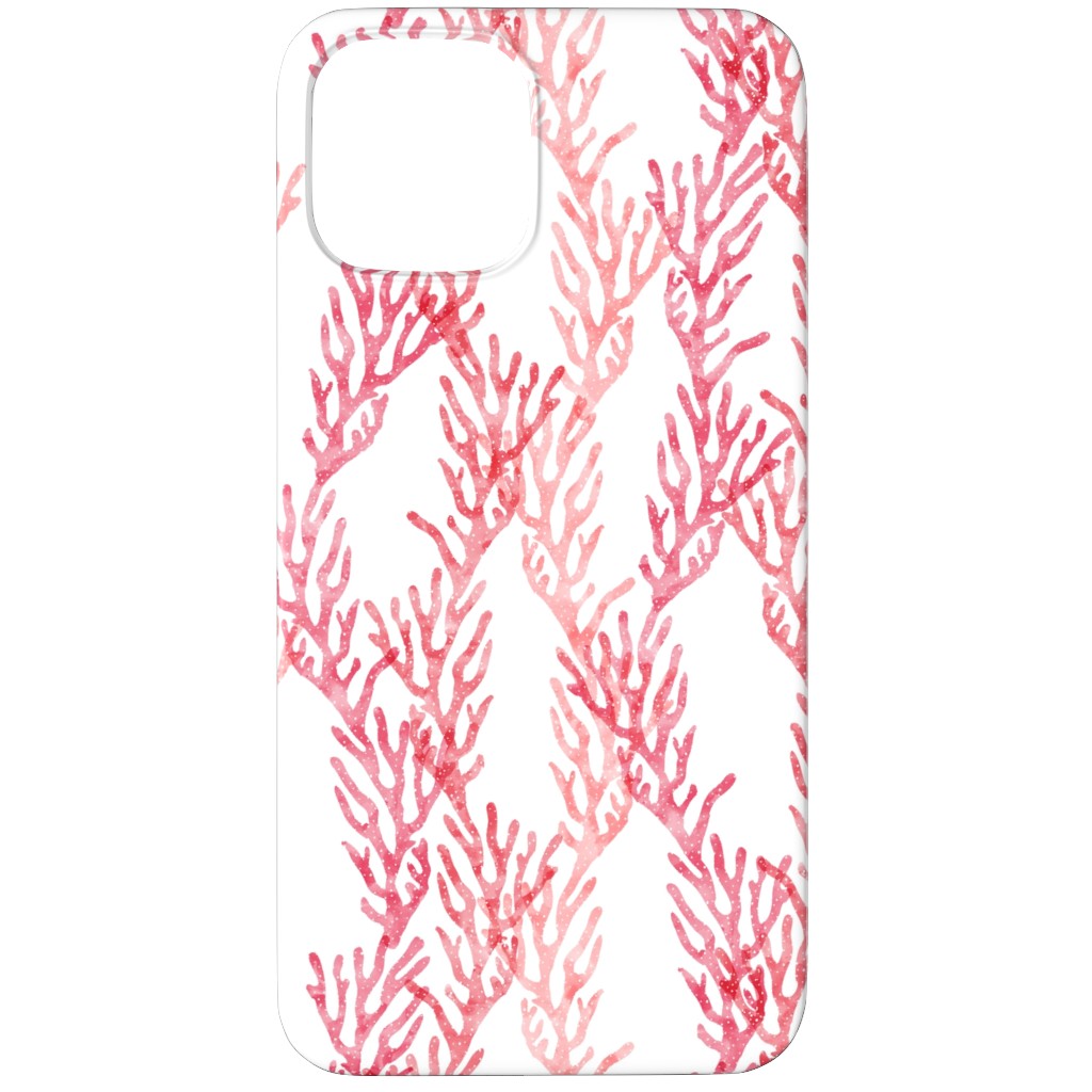 Coral - Pink Phone Case, Slim Case, Matte, iPhone 12 Pro, Pink, Bright Pink
