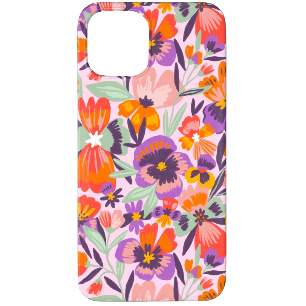 Pansies Phone Case, Slim Case, Matte, iPhone 12 Pro, Multicolor