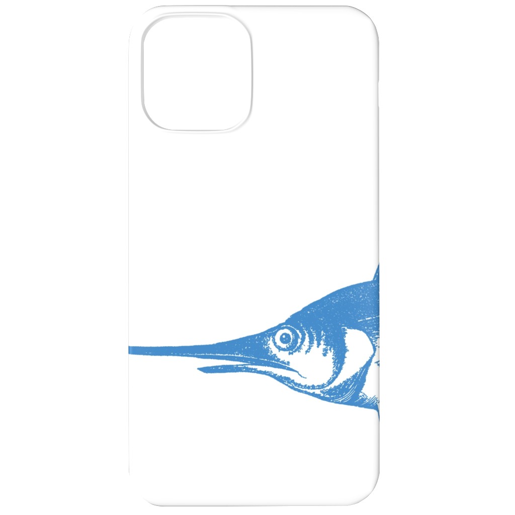 Marlin - Blue Phone Case, Silicone Liner Case, Matte, iPhone 12, Blue
