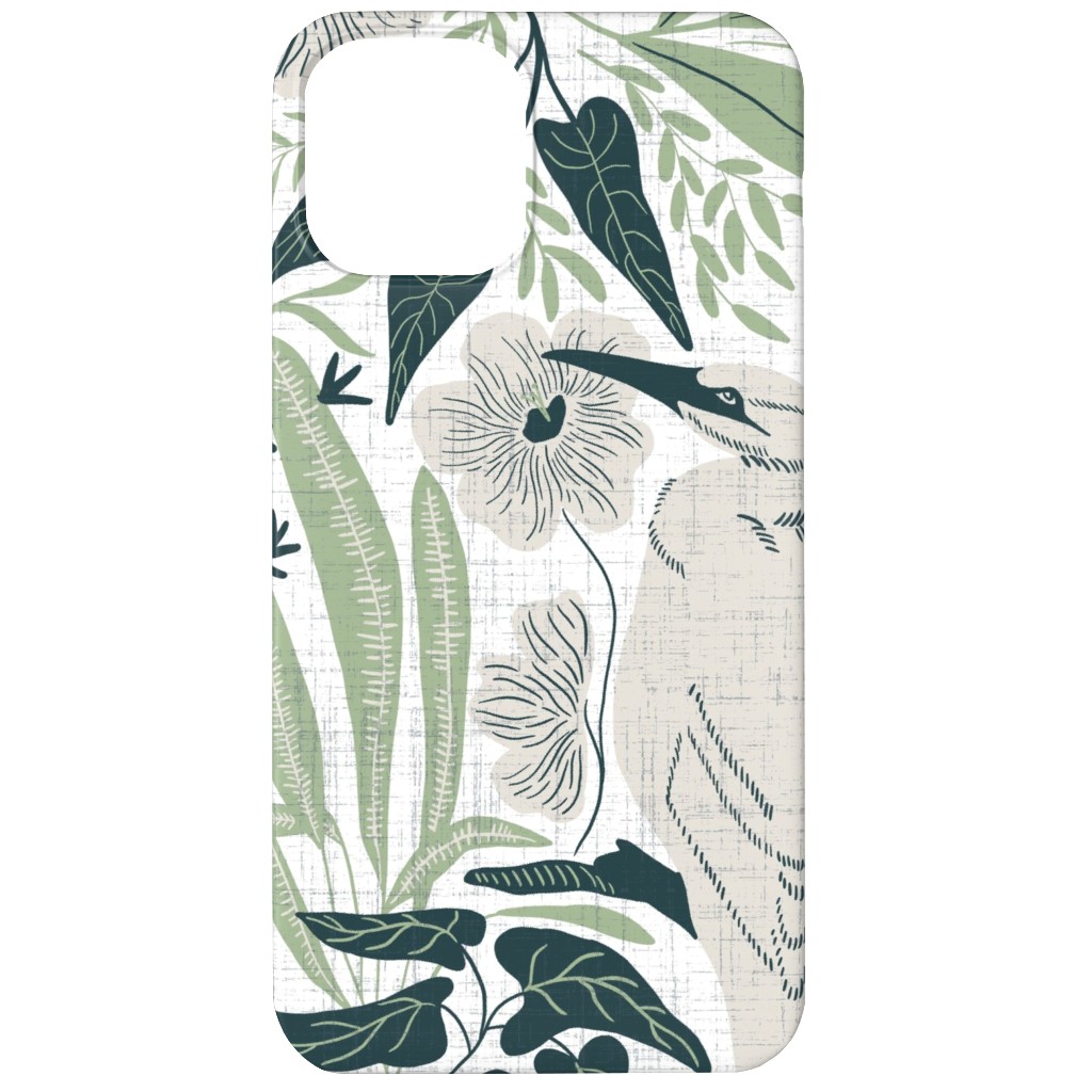 Tropical Hawaiian Dreams Phone Case, Silicone Liner Case, Matte, iPhone 12, Green