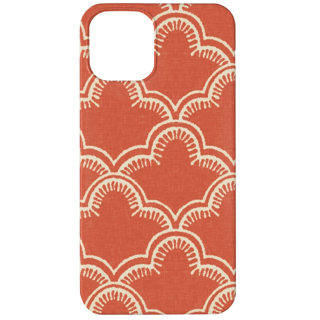 Tangier Phone Case, Silicone Liner Case, Matte, iPhone 12, Orange, Fawn