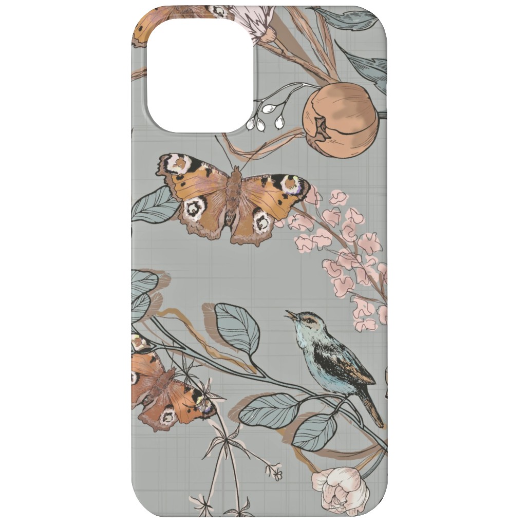 Naturalist - Antoinette Phone Case, Slim Case, Matte, iPhone 12, Gray