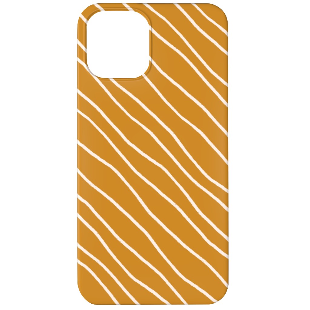 Charlie - Mustard Phone Case, Slim Case, Matte, iPhone 12, Orange