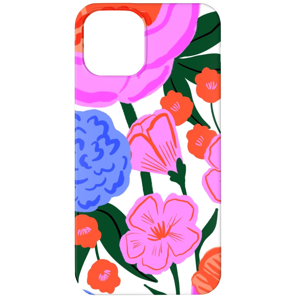 Garden Floral - Brights Phone Case, Slim Case, Matte, iPhone 12, Multicolor