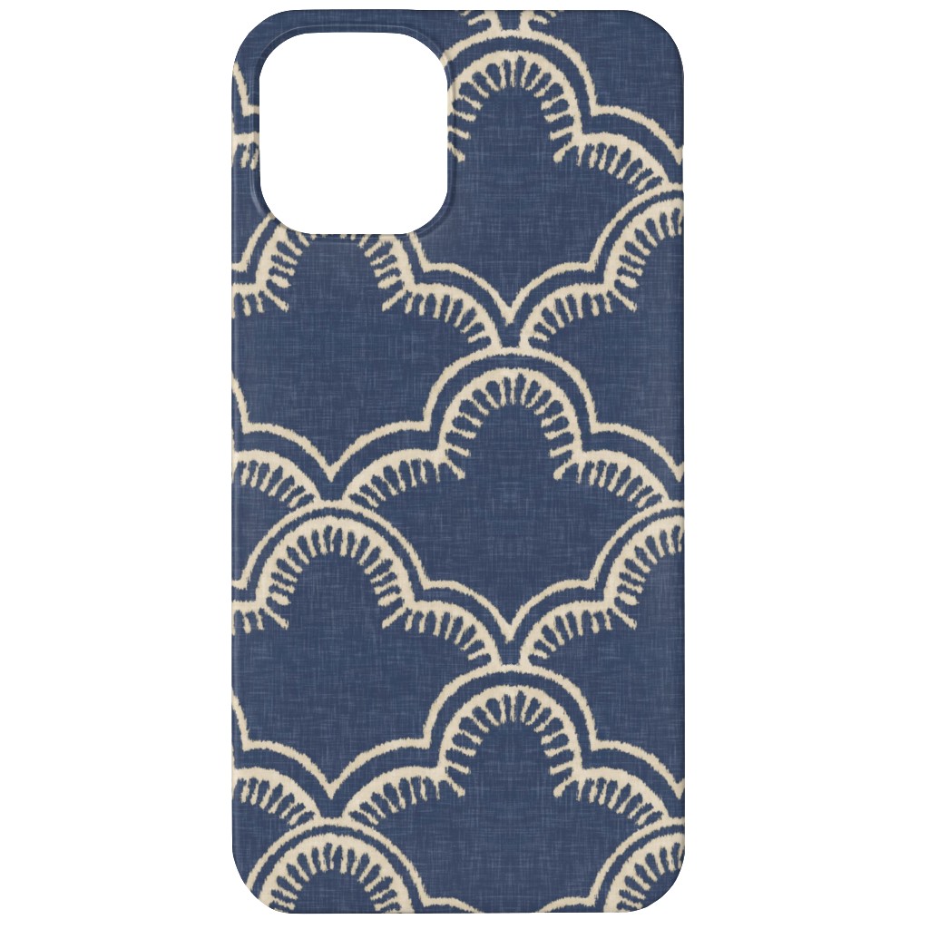 Tangier Phone Case, Slim Case, Matte, iPhone 12, Blue, Gray