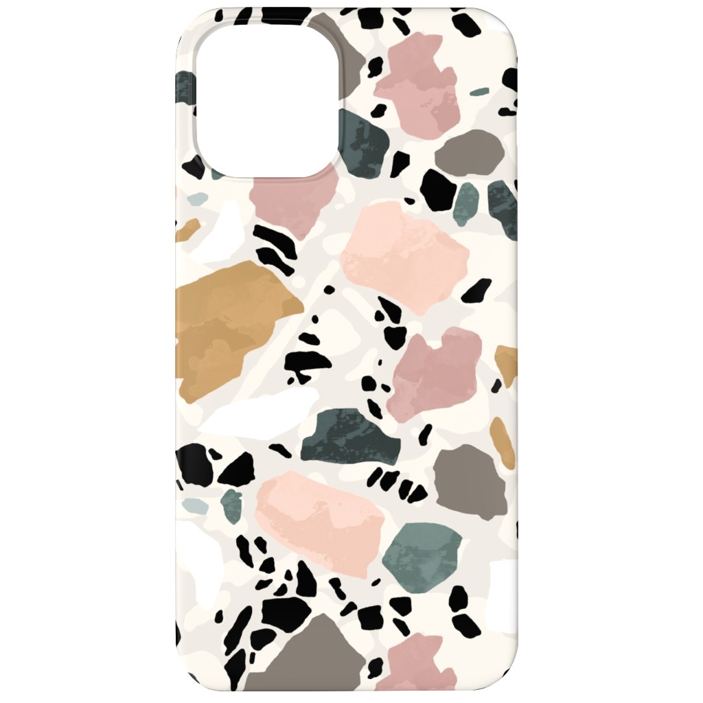 Terazzo Inspired - Multi Phone Case, Slim Case, Matte, iPhone 12, Multicolor